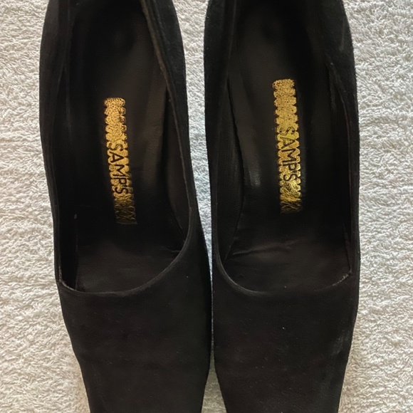 Black faux suede shoes, Eu 37 - Picture 2 of 4